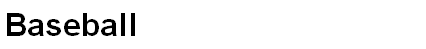 Baseball