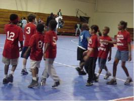 Basketball is a favorite pasttime in Mitchell County.